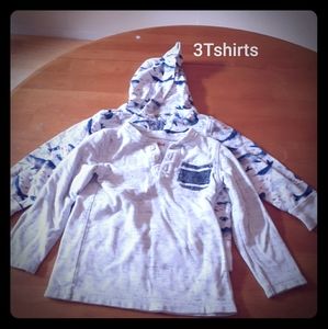 2 long sleeve cat n Jack shirt